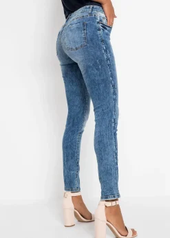 bonprix Jean skinny taille mi-haute, extensible|Femme Jeans