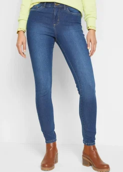 Femme bonprix Jeans|Jean skinny taille mi-haute, extensible