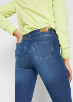 Femme bonprix Jeans|Jean skinny taille mi-haute, extensible