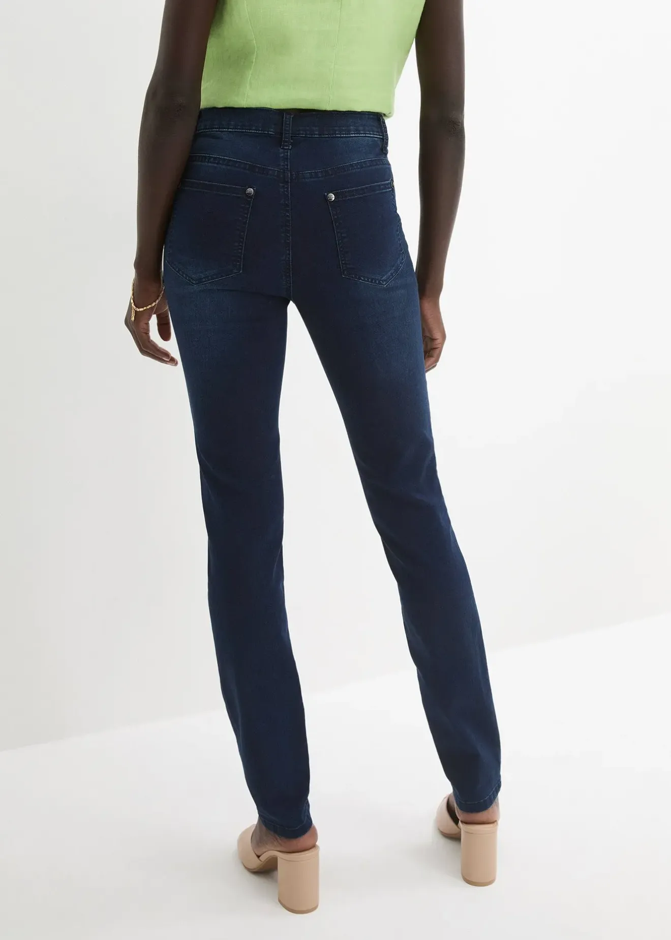 Femme bonprix Jeans|Tailles Petite|Jean skinny taille mi-haute, extensible
