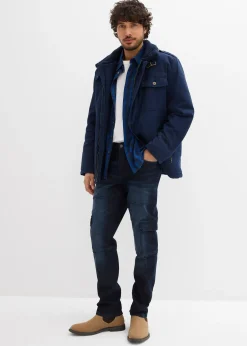 Homme bonprix Jeans|Jean slim extensible poches cargo, droit