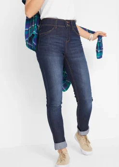 bonprix Jean slim taille haute, extensible et confortable|Femme Jeans