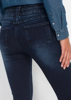 Femme bonprix Jeans|Jean slim taille haute, sculptant et ultra-souple