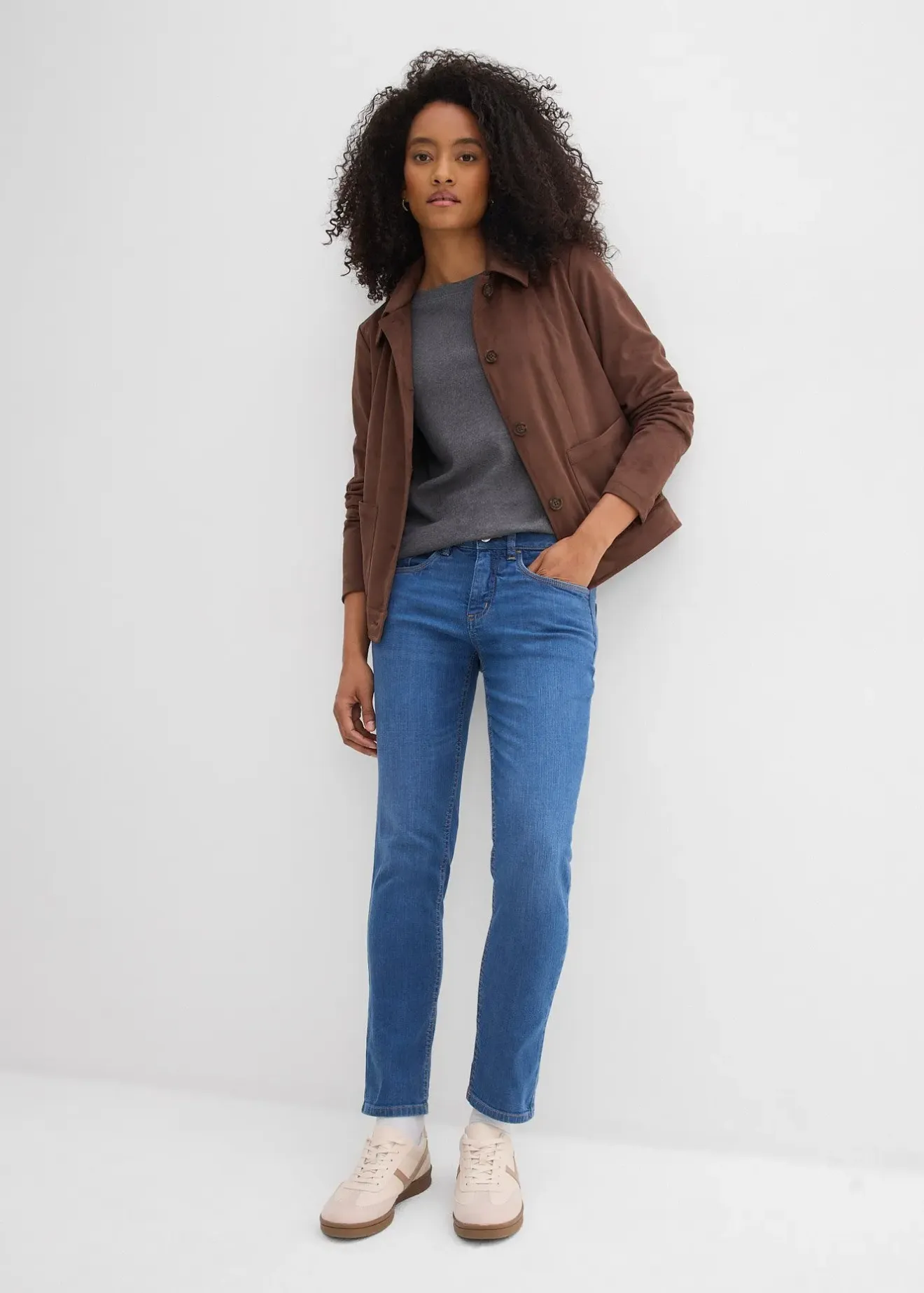 bonprix Jean slim taille mi-haute|Femme Jeans
