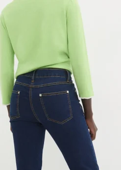 Femme bonprix Tailles Petite|Jeans|Jean slim taille mi-haute, très extensible