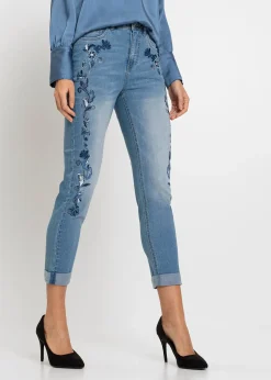 bonprix Jean slim taille mi-haute, court|Femme Jeans