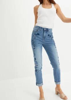 bonprix Jean slim taille mi-haute, court|Femme Jeans
