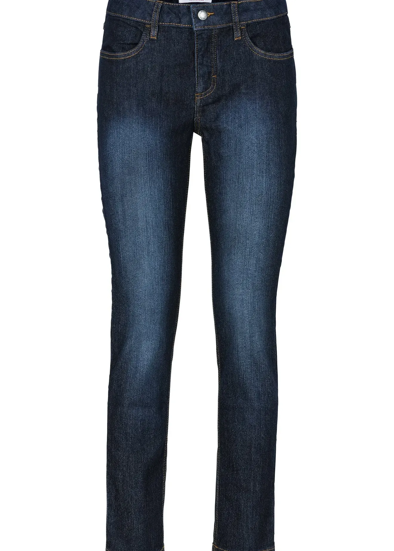 Femme bonprix Jeans|Jean slim taille mi-haute, cropped