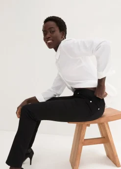 bonprix Jean slim taille mi-haute, très extensible|Femme Tailles Petite|Jeans