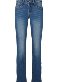 bonprix Jean Straight taille mi-haute, extensible|Femme Jeans