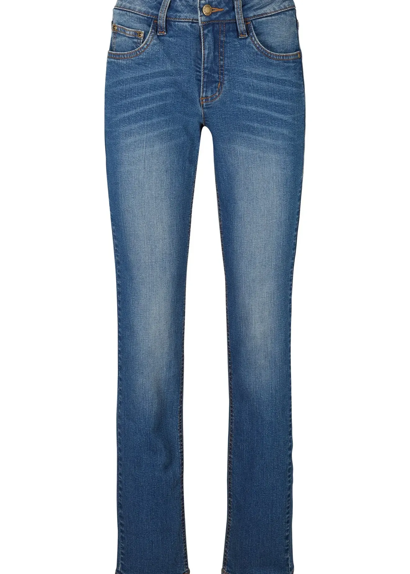 bonprix Jean Straight taille mi-haute, extensible|Femme Jeans