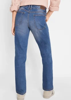 bonprix Jean Straight taille mi-haute, extensible|Femme Jeans