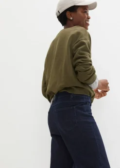 Femme bonprix Tailles Petite|Jeans|Jean taille haute Wide Leg, taille confortable