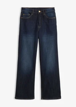 Enfant bonprix Vêtements Enfant|Filles 9-16 Ans·Jeans|Jean taille mi-haute, ample et thermique à doublure jersey