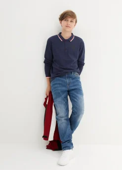 bonprix Jean thermique slim avec doublure en flanelle, fuselé|Enfant Vêtements Enfant|Garçons 9-16 Ans·Vestes Outdoor