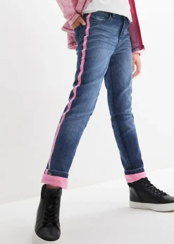 bonprix Jean thermique taille mi-haute, doublure jersey|Enfant Vêtements Enfant|Filles 9-16 Ans·Vestes Outdoor