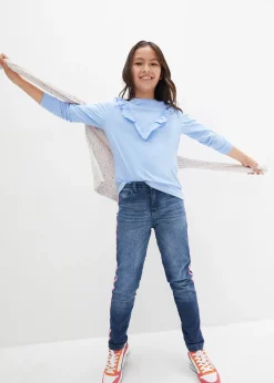bonprix Jean thermique taille mi-haute, doublure jersey|Enfant Vêtements Enfant|Filles 9-16 Ans·Vestes Outdoor