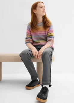 Enfant bonprix Vêtements Enfant|Filles 9-16 Ans·Vestes Outdoor|Jean thermique taille mi-haute, doublure jersey