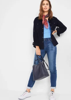 bonprix Jean thermo avec intérieur douillet, Boyfriend|Femme Vêtements Thermiques|Jeans