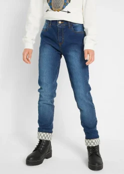 Enfant bonprix Vêtements Enfant|Filles 9-16 Ans·Vestes Outdoor|Jean thermo fille avec doublure en flanelle