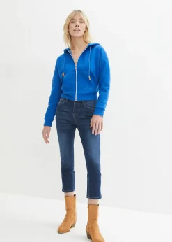 Femme bonprix Jeans|Jean ultra-doux slim, 7/8