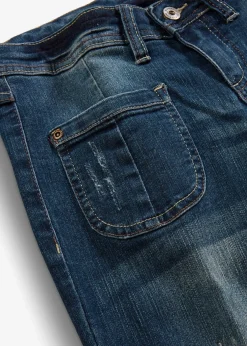 bonprix Jean évasé, taille basse, extensible|Femme Jeans