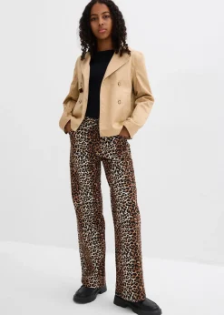 bonprix Jeans Wide Leg taille mi-haute|Enfant Vêtements Enfant|Filles 9-16 Ans·Jeans