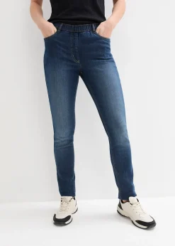 Femme bonprix Jeans|Jegging à taille mi-haute et élastiquée