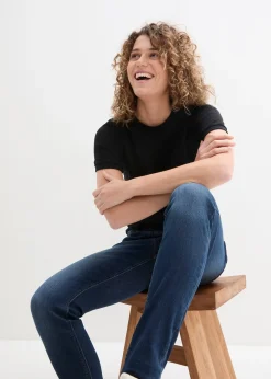 Femme bonprix Jeans|Jegging à taille mi-haute et élastiquée