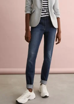 Femme bonprix Jeans|Jegging à taille mi-haute et élastiquée