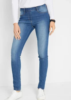 bonprix Jegging à taille mi-haute et élastiquée|Femme Jeans