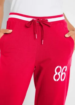 bonprix Jogging longueur 3/4 en coton extensible|Femme Vêtements De Sport|Sweats