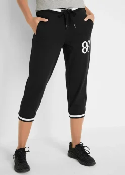 bonprix Jogging longueur 3/4 en coton extensible|Femme Vêtements De Sport|Sweats