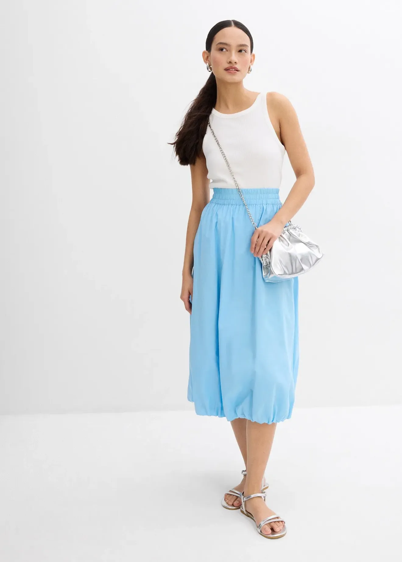 Femme bonprix Jupes|Jupe boule 100% coton