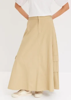 bonprix Jupe cargo 100% coton|Femme Jupes