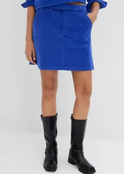 Femme bonprix Jupes|Jupe courte en velours côtelé