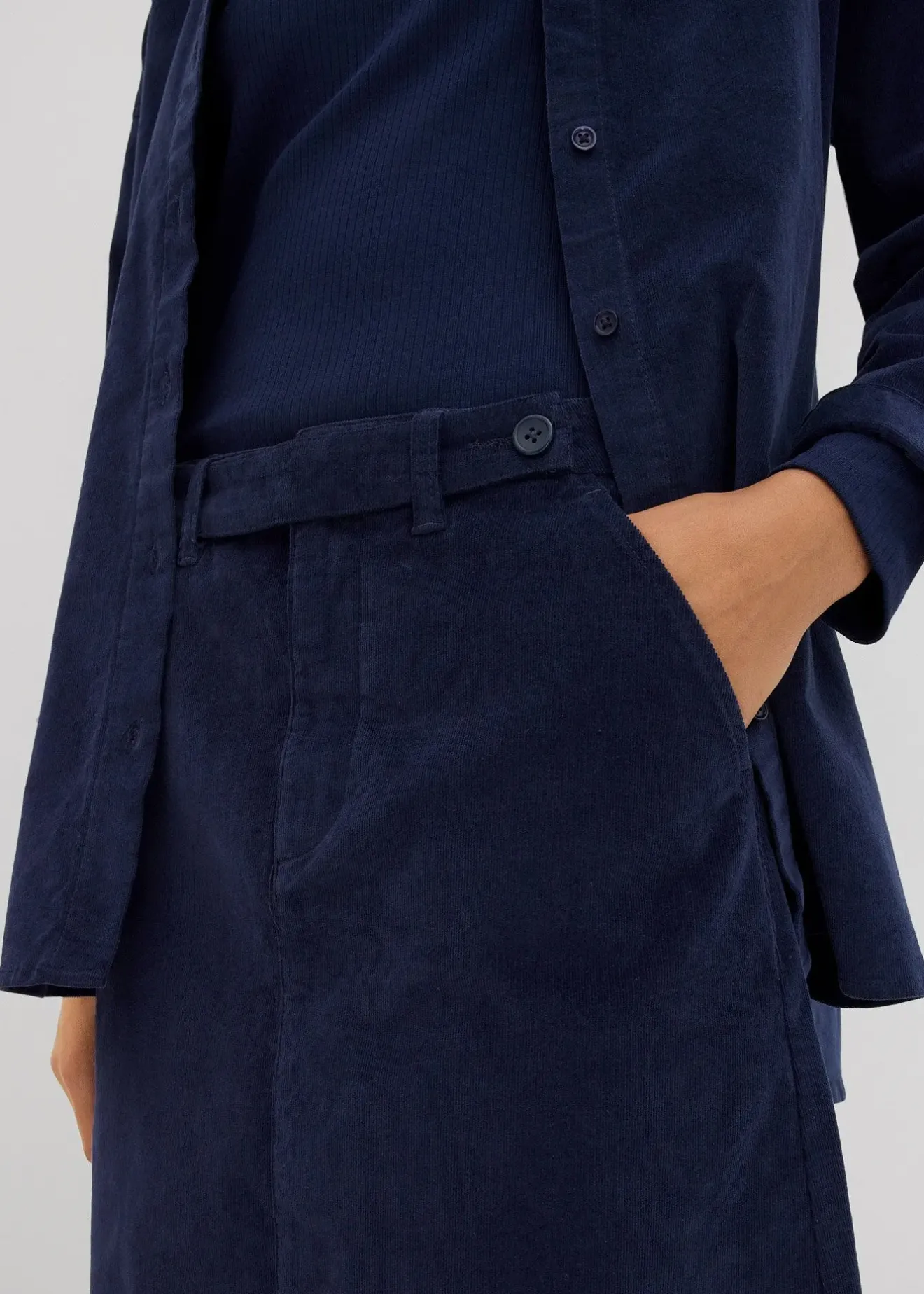 bonprix Jupe courte en velours côtelé|Femme Jupes