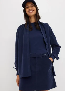 bonprix Jupe courte en velours côtelé|Femme Jupes