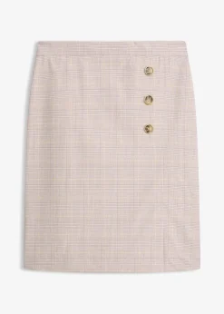 Femme bonprix Jupes|Jupe crayon à carreaux écossais