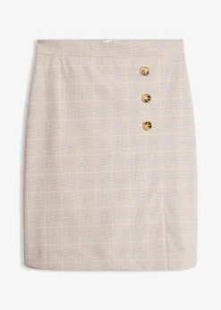 bonprix Jupe crayon à carreaux écossais|Femme Jupes