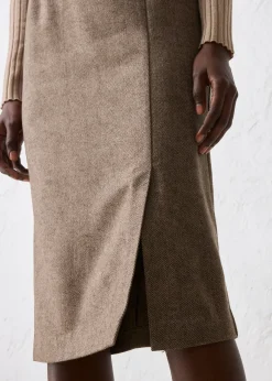 bonprix Jupe crayon en laine mélangée|Femme Premium|Jupes