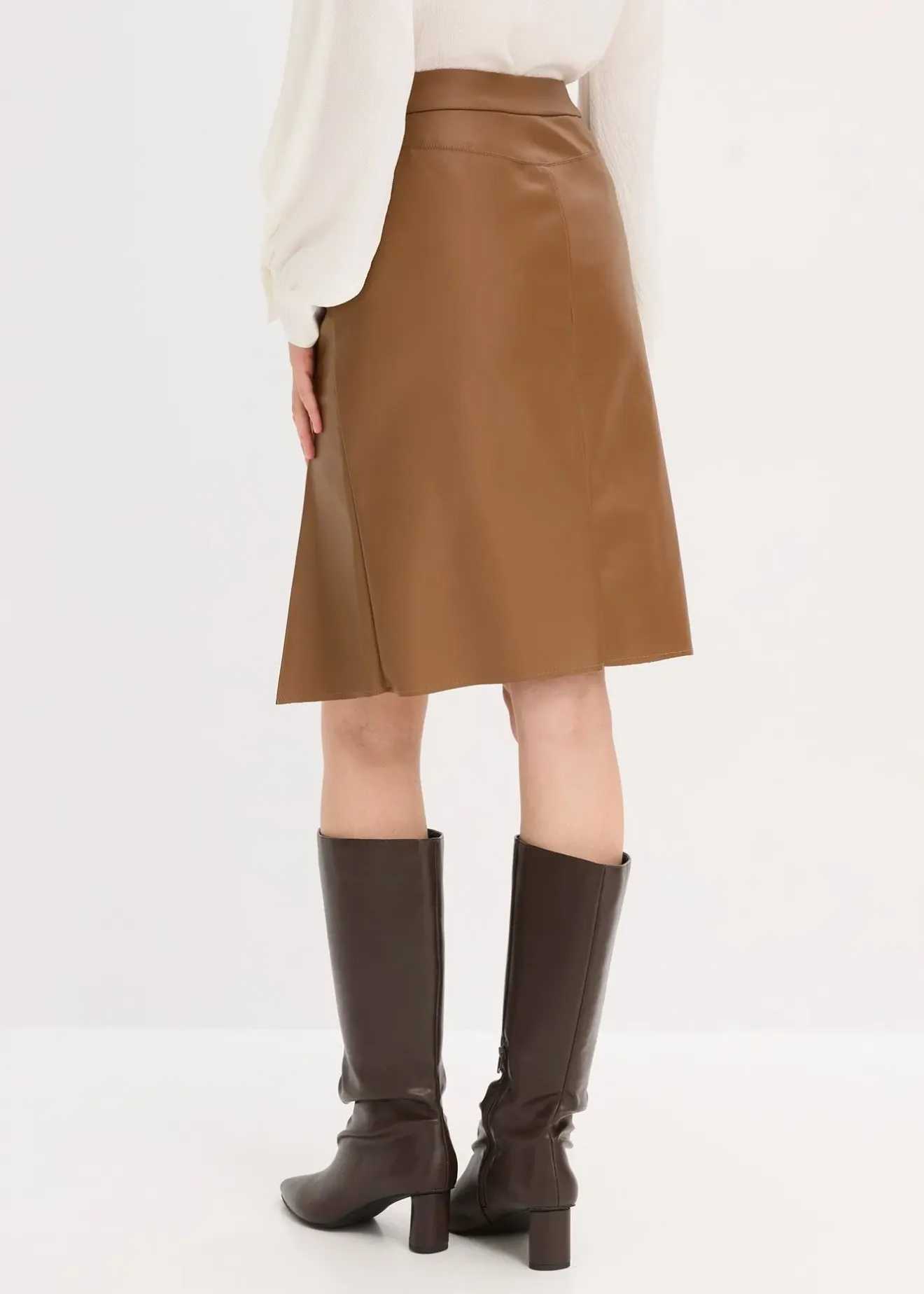 bonprix Jupe crayon enduite|Femme Jupes