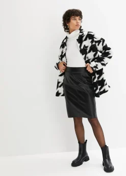 Femme bonprix Jupes|Jupe crayon enduite