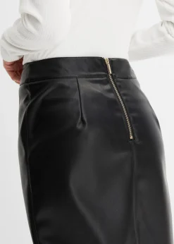 Femme bonprix Jupes|Jupe crayon enduite