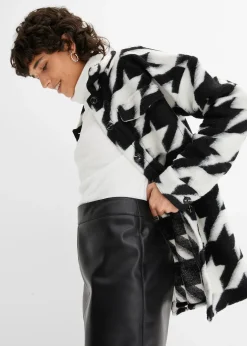 Femme bonprix Jupes|Jupe crayon enduite