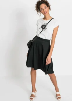 Femme bonprix Jupes|Jupe douce en néoprène