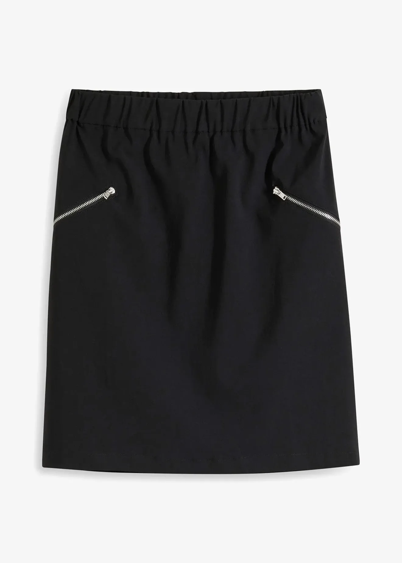 Femme bonprix Jupes|Jupe en bengaline à poches zippées