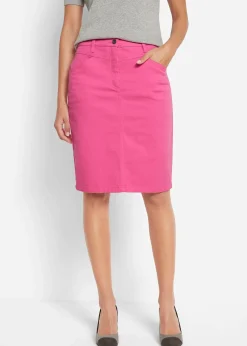 Femme bonprix Jupes|Jupe en jean extensible