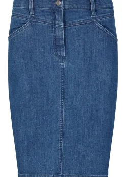 bonprix Jupe en jean extensible|Femme Jupes