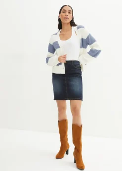 bonprix Jupe en jean extensible|Femme Jupes